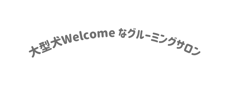 大型犬Welcome なグルーミングサロン